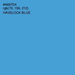 #469FD4 - Havelock Blue Color Image