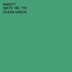 #46A077 - Ocean Green Color Image