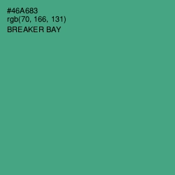 #46A683 - Breaker Bay Color Image