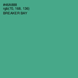 #46A888 - Breaker Bay Color Image