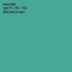 #46A998 - Breaker Bay Color Image