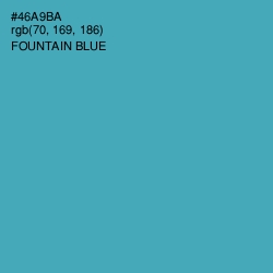 #46A9BA - Fountain Blue Color Image