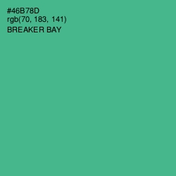 #46B78D - Breaker Bay Color Image