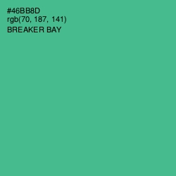 #46BB8D - Breaker Bay Color Image