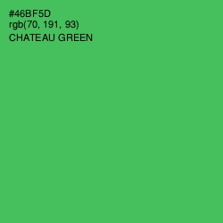 #46BF5D - Chateau Green Color Image