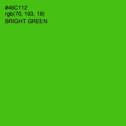 #46C112 - Bright Green Color Image