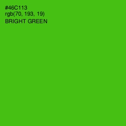 #46C113 - Bright Green Color Image