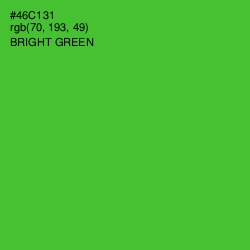 #46C131 - Bright Green Color Image