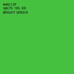 #46C13F - Bright Green Color Image