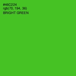 #46C224 - Bright Green Color Image