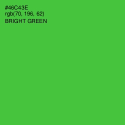 #46C43E - Bright Green Color Image