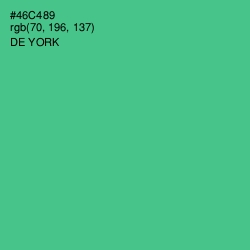 #46C489 - De York Color Image