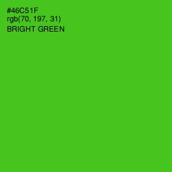 #46C51F - Bright Green Color Image