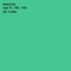 #46C692 - De York Color Image