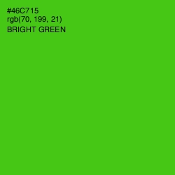 #46C715 - Bright Green Color Image