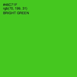 #46C71F - Bright Green Color Image