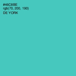 #46C8BE - De York Color Image