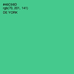 #46C98D - De York Color Image