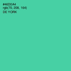 #46D0A4 - De York Color Image