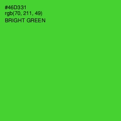 #46D331 - Bright Green Color Image