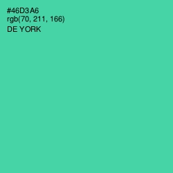 #46D3A6 - De York Color Image