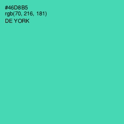 #46D8B5 - De York Color Image