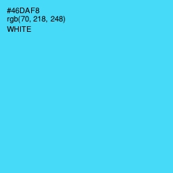 #46DAF8 - Turquoise Blue Color Image