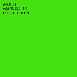 #46E111 - Bright Green Color Image