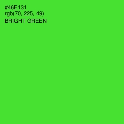 #46E131 - Bright Green Color Image