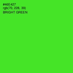 #46E427 - Bright Green Color Image