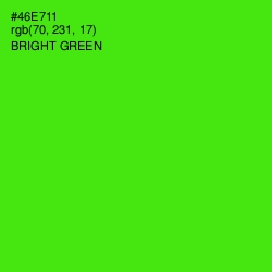 #46E711 - Bright Green Color Image