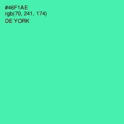 #46F1AE - De York Color Image