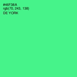 #46F38A - De York Color Image