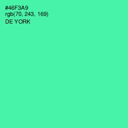 #46F3A9 - De York Color Image