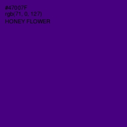 #47007F - Honey Flower Color Image