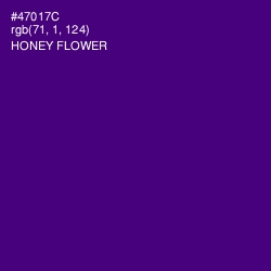 #47017C - Honey Flower Color Image