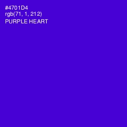 #4701D4 - Purple Heart Color Image