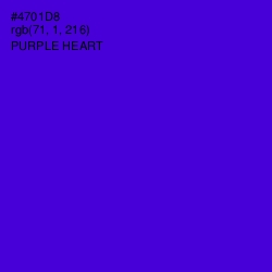 #4701D8 - Purple Heart Color Image