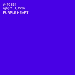 #4701E4 - Purple Heart Color Image