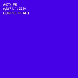 #4701E5 - Purple Heart Color Image