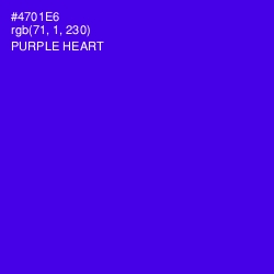 #4701E6 - Purple Heart Color Image