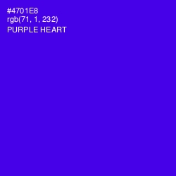 #4701E8 - Purple Heart Color Image