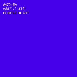 #4701EA - Purple Heart Color Image
