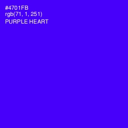 #4701FB - Purple Heart Color Image