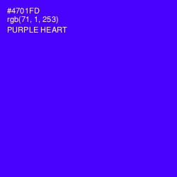 #4701FD - Purple Heart Color Image