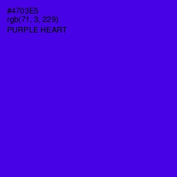 #4703E5 - Purple Heart Color Image