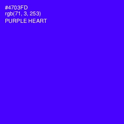 #4703FD - Purple Heart Color Image