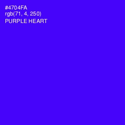 #4704FA - Purple Heart Color Image