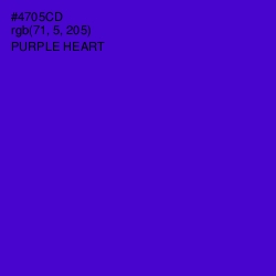 #4705CD - Purple Heart Color Image