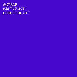 #4706CB - Purple Heart Color Image